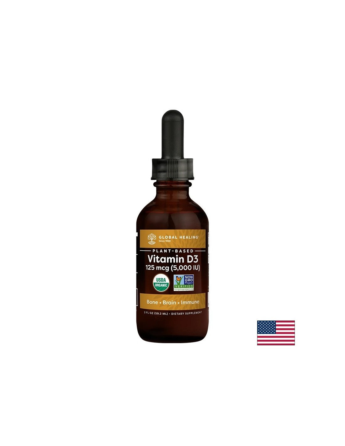 Kosti i zubi - Vitamin D3, 125 µg 5000 IU x 59,2 ml kapi