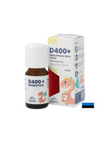 Vitamin D3 400 IU + probiotici - Imunitet i probavni sustav, Kapi za djecu i odrasle, 7,5 ml