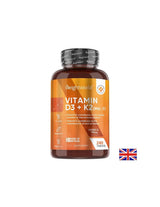 Koštani sustav - Vitamin D3 4000 IU + K2 100 µg, 240 tableta Weight World