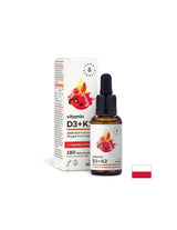 Kosti i zglobovi - Vitamin D3 800 IU + K2 36 µg + Kurkuma, 30 ml kapi