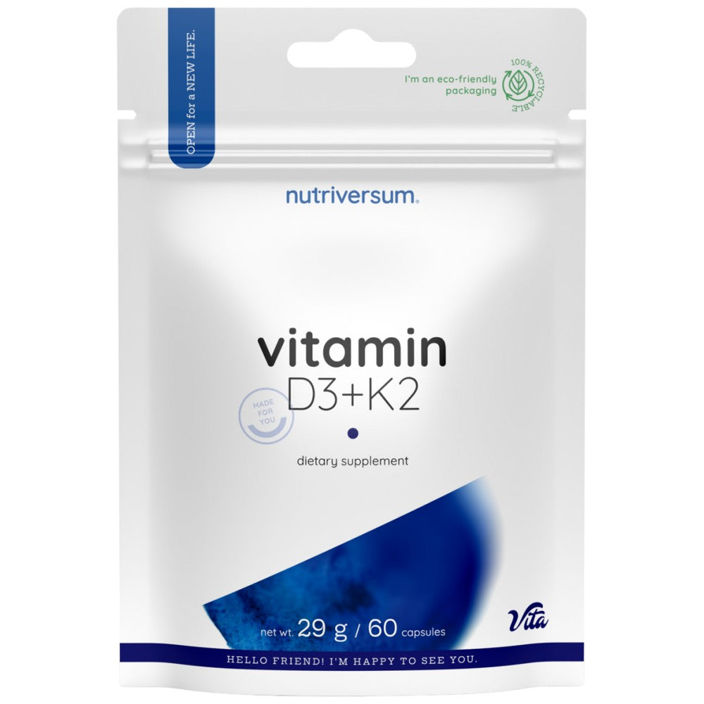 D3 + K2 vitamin 60 kapsula
