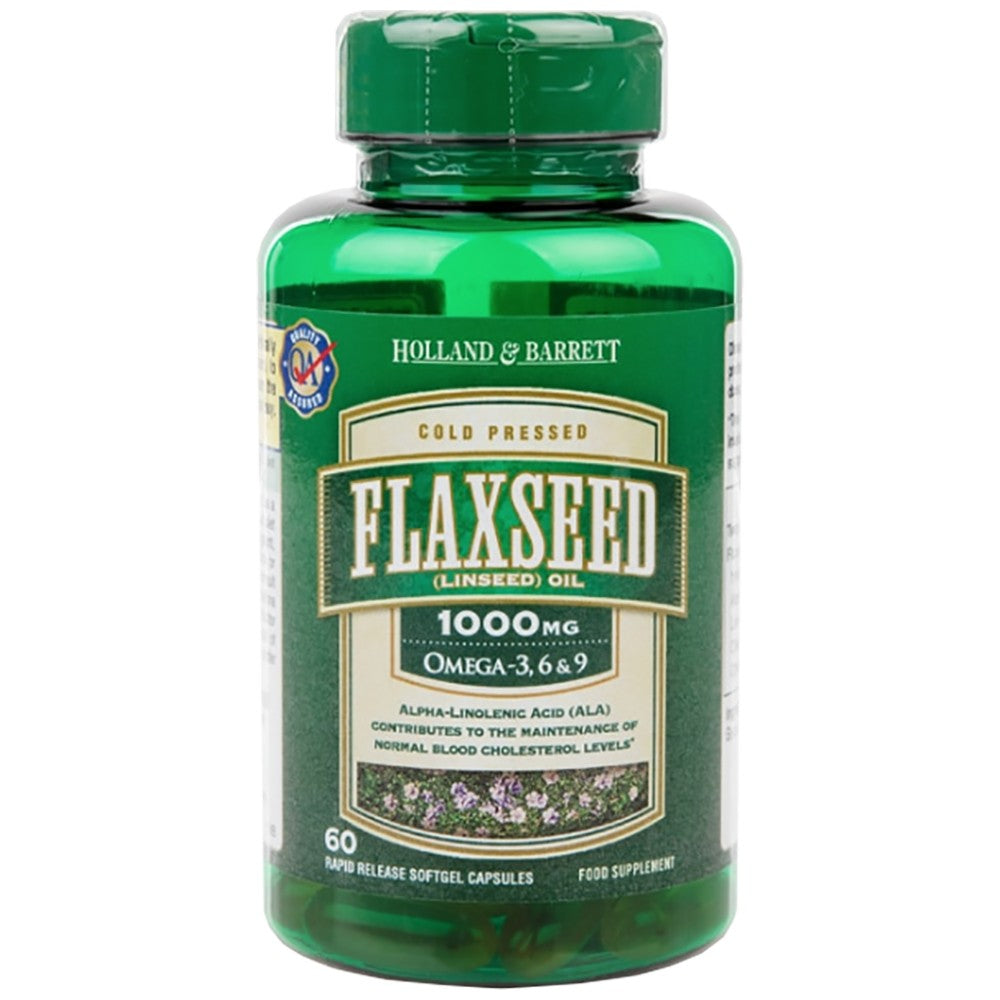 Laneno ulje laneno sjeme 1000 mg / omega 3-6-9-60 gel kapsula