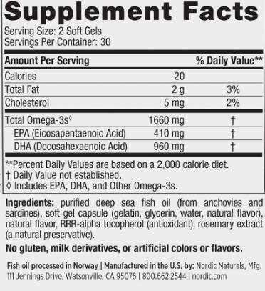 DHA Xtra 1660 mg - 60 gel kapsula