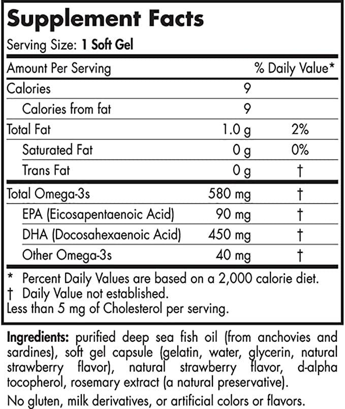 Dnevni DHA 580 mg - 30 mekih gelova