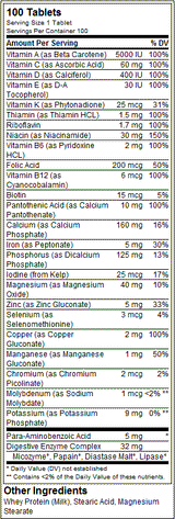 Dnevna formula - 100 tableta