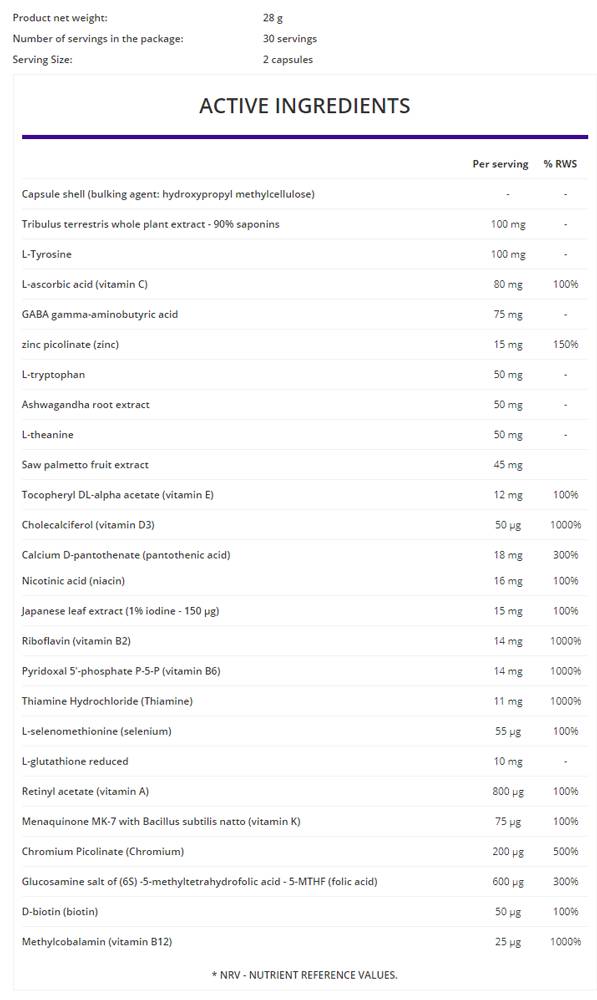Decorem za muškarce/Beauty Multivitamin 60 kapsula