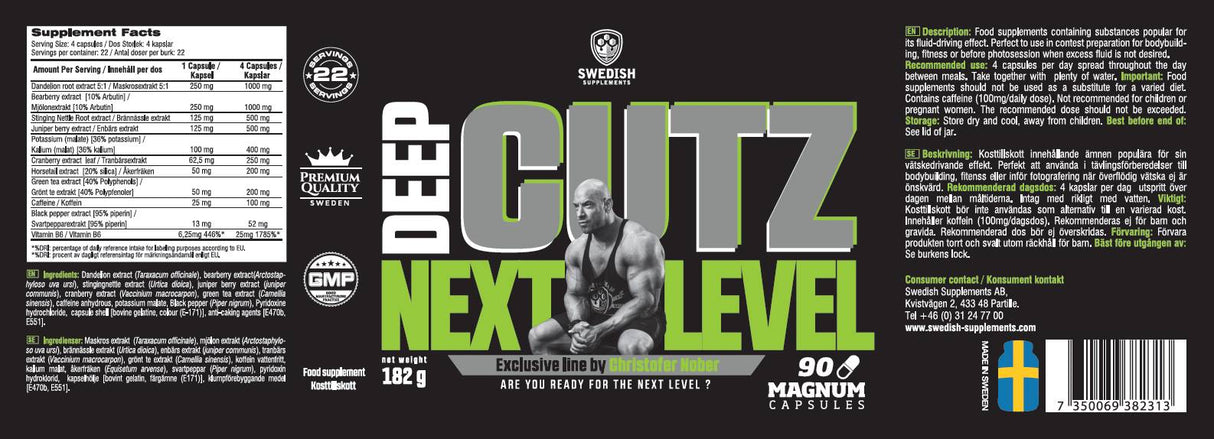 Deep Cutz/Diuretik sljedeće razine 90 kapsula