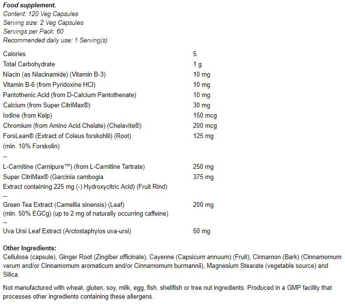 Diet Support - 120 kapsula
