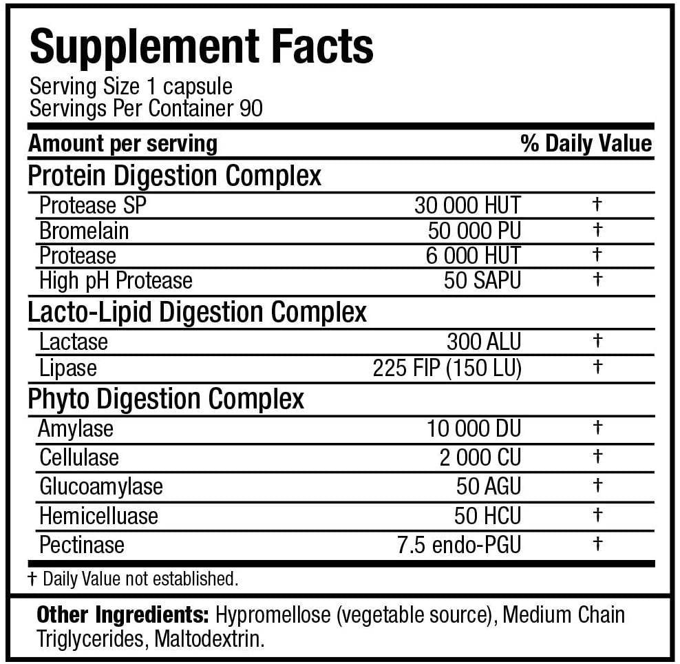 Probavni enzimi/Optimalna apsorpcija proteina - 90 kapsula