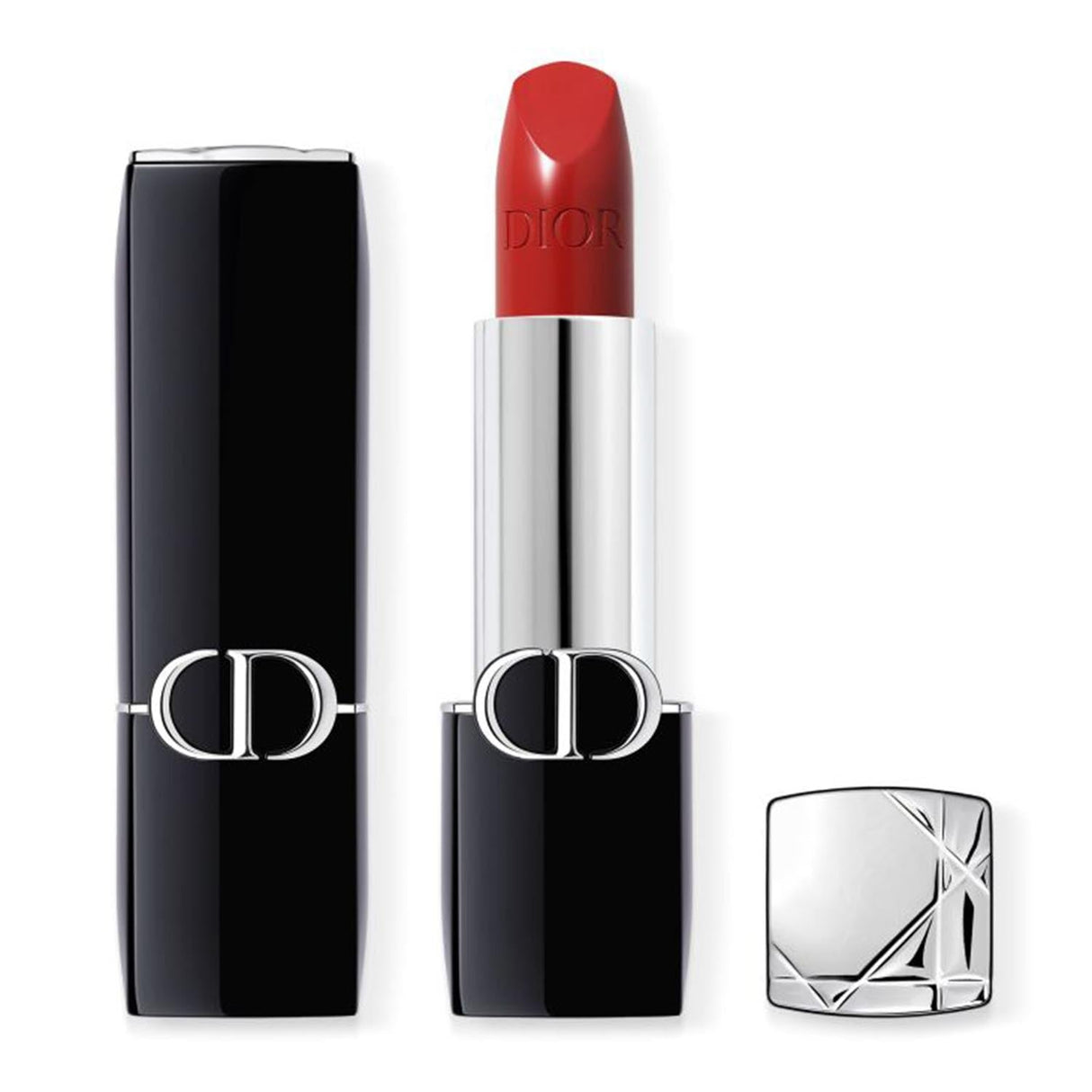<tc>DIOR</tc> Crveni <tc>DIOR</tc> Barra De Labios 743 Rouge Zinnia Satin 30 ml