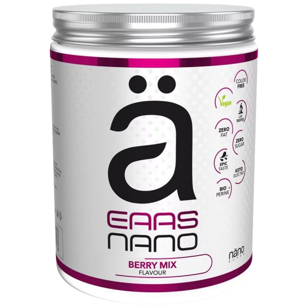 EAA Nano | s elektrolitima & Bioperine - 420 grama
