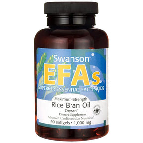 Rice Bran Oil 1000 mg / Gamma Oryzanol 90 Gel capsules - Nutra Best Europe