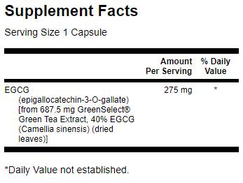 EGCG Super-Strength zeleni čaj 60 kapsula