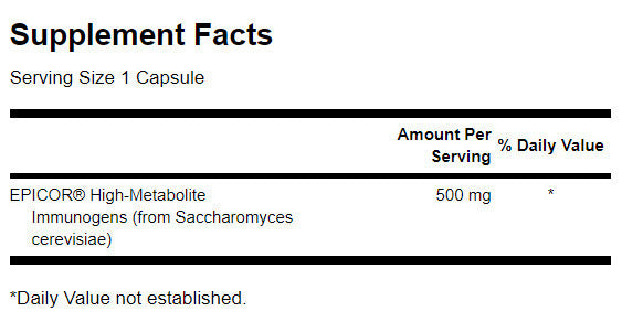 EPICOR High-Metabolite Immunogens 500 mg - 30 kapsula