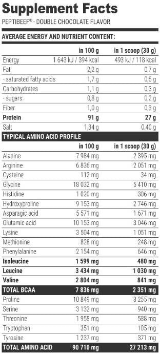 Peptibeef s goveđim peptidima - 2000 grama