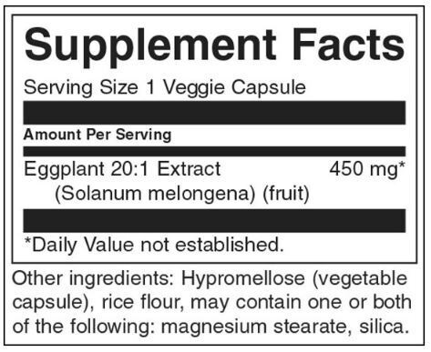Ekstrakt patlidžana 20:1 450 mg - 30 kapsula