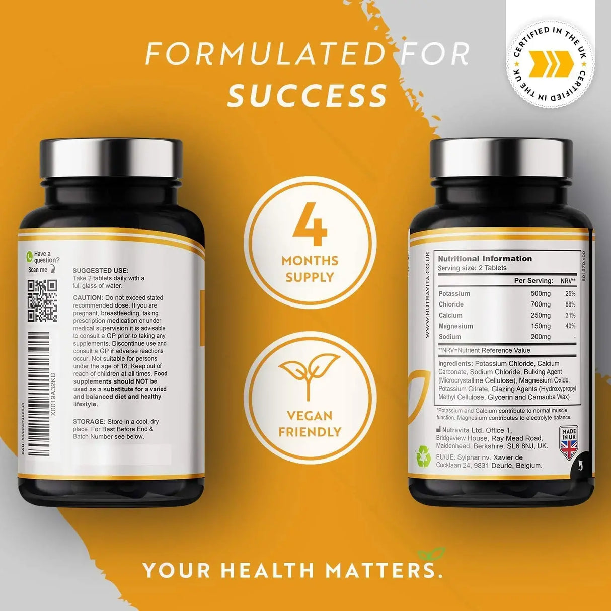 Electrolyte Complex 240 veganskih tableta