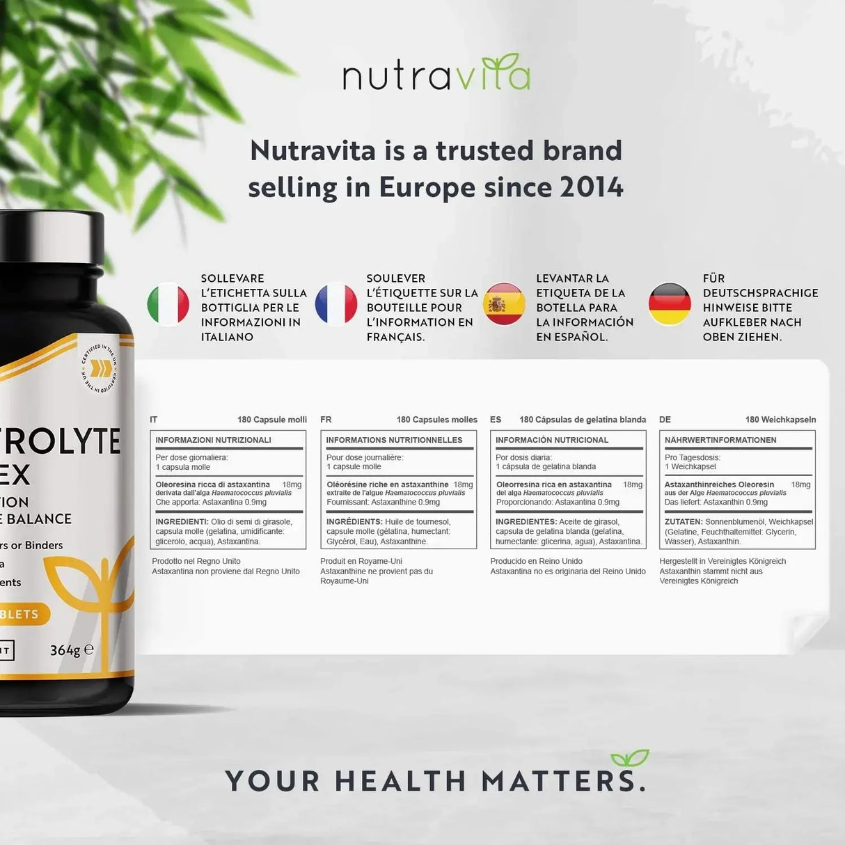 Electrolyte Complex 240 veganskih tableta