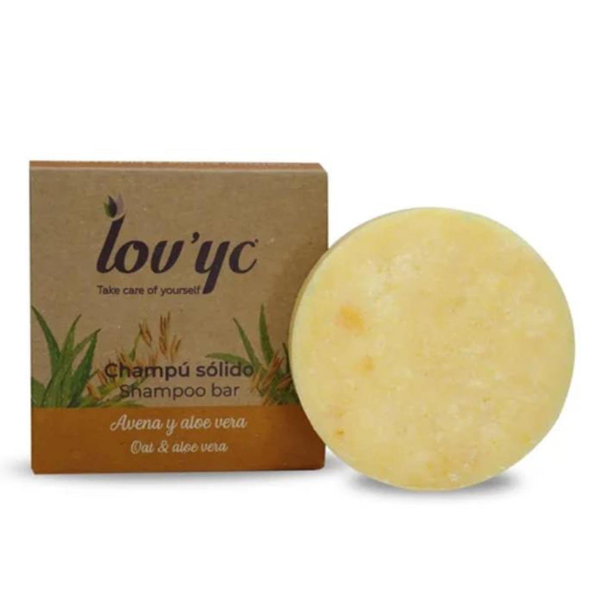 Elie Saab Lovyc Avena y Aloe Vera Champu Solido 50 g