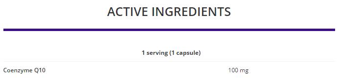 Elite Q10 100 mg | CoQ10 30 gel kapsula
