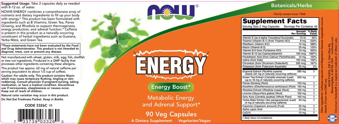 Energy - 90 kapsula