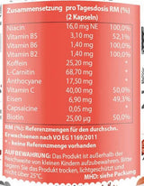 Pojačivač energije | s vitaminima & Kofein - 60 kapsula