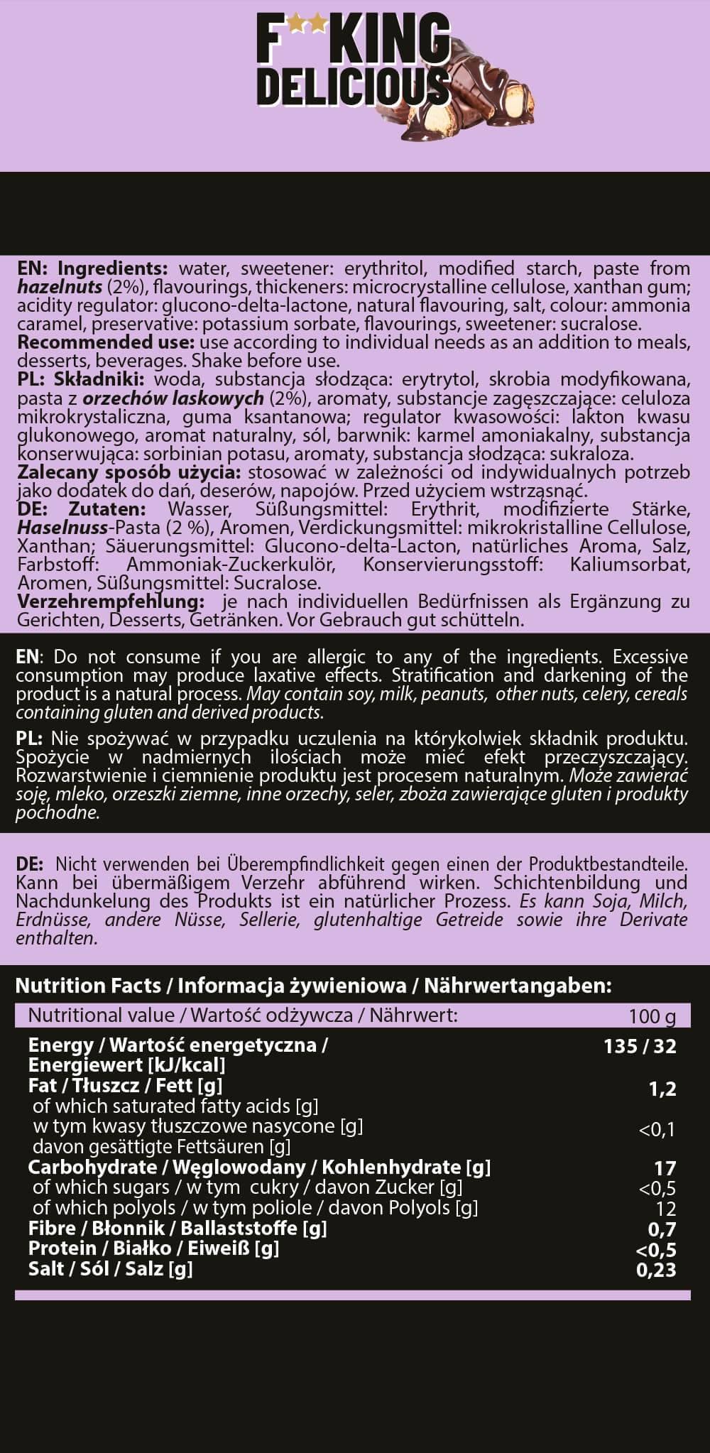 F**King Delicious umak - različiti okusi - 540 ml
