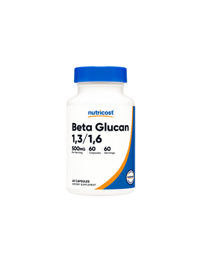 Immunity - Beta Glucans 1.3/1.6, 500 mg x 60 capsules Nutricost - Nutra Best Europe
