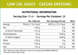 Fit Cuisine Low-Cal umak | Cezar preljev - 425 ml