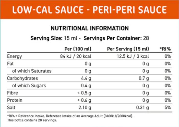 Fit Cuisine Low-Cal umak | Peri-Peri - 425 ml