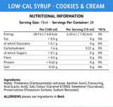 Fit Cuisine niskokalorični sirup | Kolačići & Krema - 425 ml