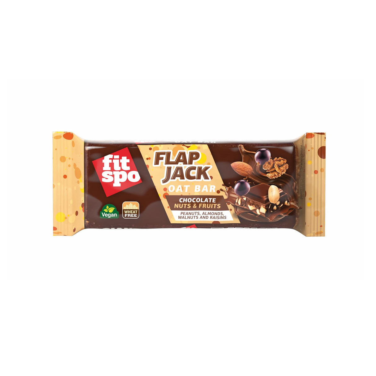 Flap Jack - energetska zobena pločica orasi i čokolada x 90 grama