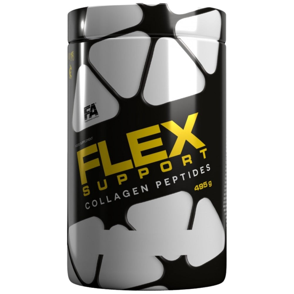 Flex podrška | Hidrolizirani kolagenski peptidi + glukozamin, kondroitin, MSM, hijaluronska kiselina - 495 grama