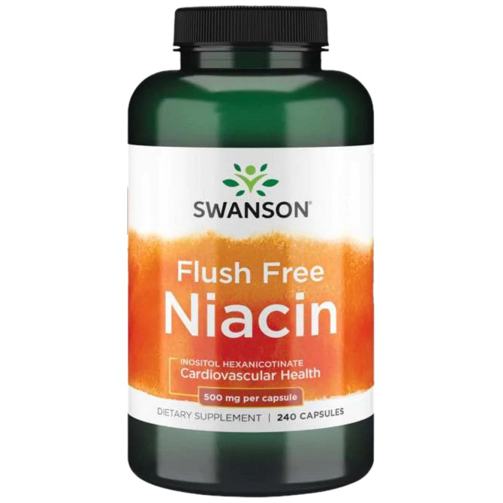Niacin bez ispiranja 500 mg - 240 kapsula