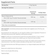 Niacin bez ispiranja 500 mg | Dvostruka snaga - 180 kapsula