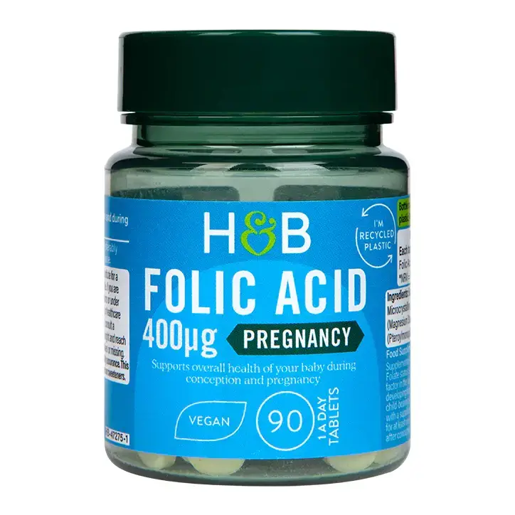 Folna kiselina (Folna kiselina) 400mcg 90 tableta HOLLAND & BARRETT