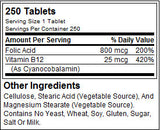 Folna kiselina 800 mcg - 250 tableta