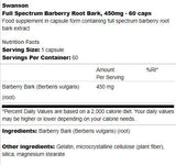 Full Spectrum Kora korijena žutike 450 mg 60 kapsula