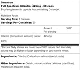 Full Spectrum Cilantro 425 mg 60 kapsula