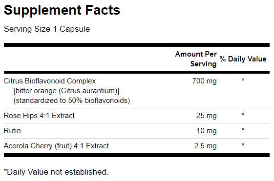 Citrus Bioflavonoid Complex cijelog spektra 250 kapsula