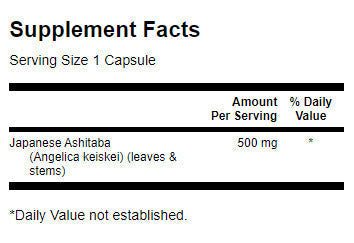 Japanski ashitaba punog spektra 500 mg - 60 kapsula