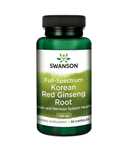 Cijeli spektar korijena korejskog crvenog ginsenga 400 mg - 90 kapsula