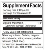 Shiitake gljiva punog spektra 500 mg - 60 kapsula