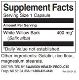 Kora bijele vrbe punog spektra 400 mg/90 kapsula - 0