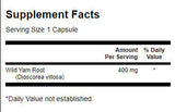 Full Spectrum Wild Yam 400 mg - 60 kapsula