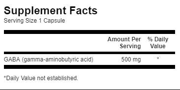 GABA 500 mg - 100 kapsula