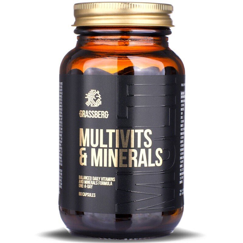 GRASSBERG Multivitamini & Minerali (60 kapsula)
