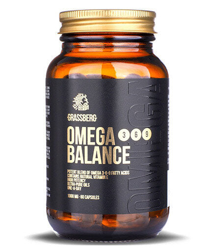 GRASSBERG Omega 3-6-9 Balance 1000 mg 60/90 kap.