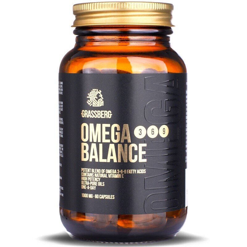 GRASSBERG Omega 3-6-9 Balance 1000 mg 60 kap