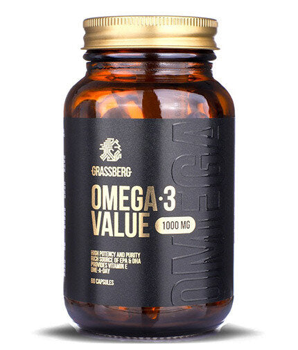 GRASSBERG Omega-3 vrijednost 1000 mg 60/90/120/kap.